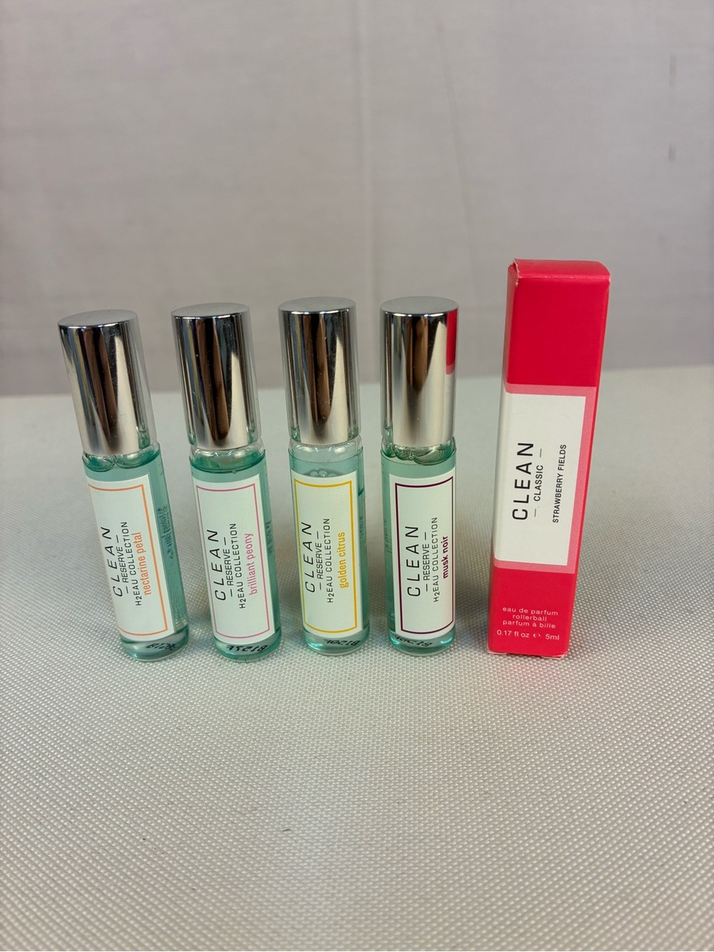 5 Pk Clean Eau de Parfum Rollerballs 5ML